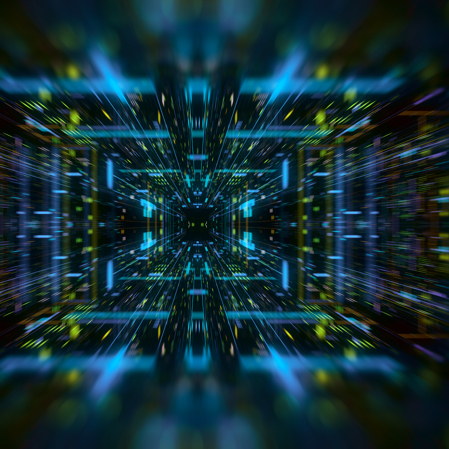 Abstract image of quantum information.